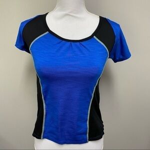 NWT Moxie Cycling Co. Century Wrap Tee Jersey Blue